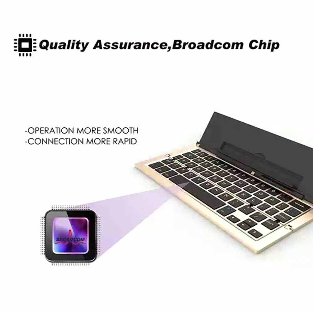 

Universal Mini Bluetooth Wireless Folding Keyboard For iOS system For Android For Windows Smartphone Tablet Bluetooth Keyboard