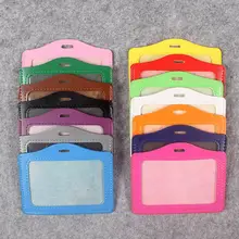 Женский и мужской PU держатель для карт, значки и аксессуары для больниц, медсестер, школы, входная защита для карт и нагрудных карт, поперечный стиль