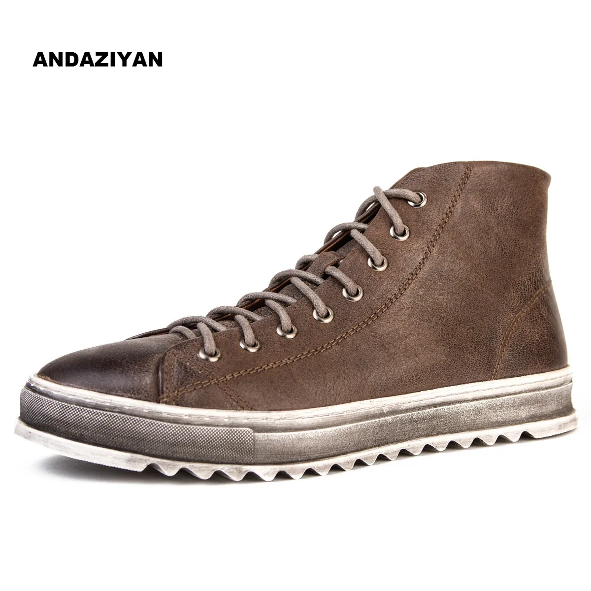 

New high-top men's shoes Korean version of the trend of retro Martin boots student casual men's lace-up shoes
