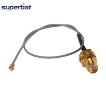 Кабель Superbat Pigtail SMA «Мама» для адаптера к IPX/UFL прямой гнездовой разъем с кабелем 1,37 5 см