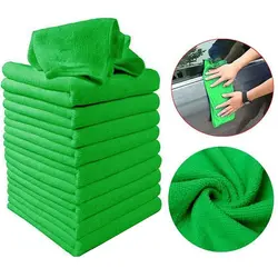 10 шт практичный Мягкий Новый полотенце для мытья автомобиля очиститель пыли Авто Детализация зеленый микрофибра зеленый