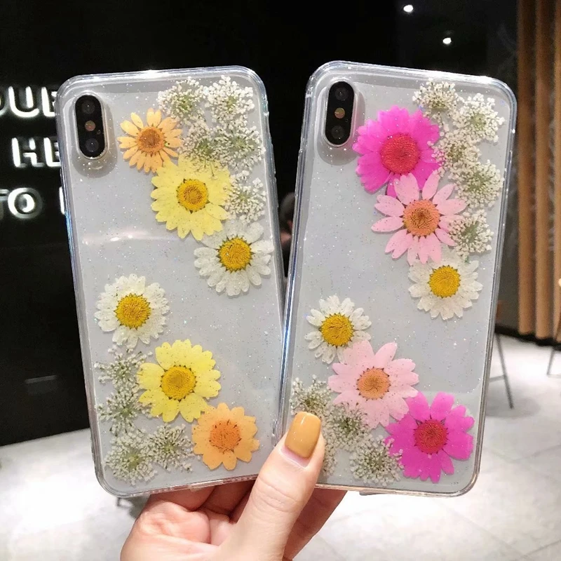 Casyva чехол для iPhone X XR XS MAX Bright flowers силиконовый 6 7 8 S plus мягкая задняя крышка |