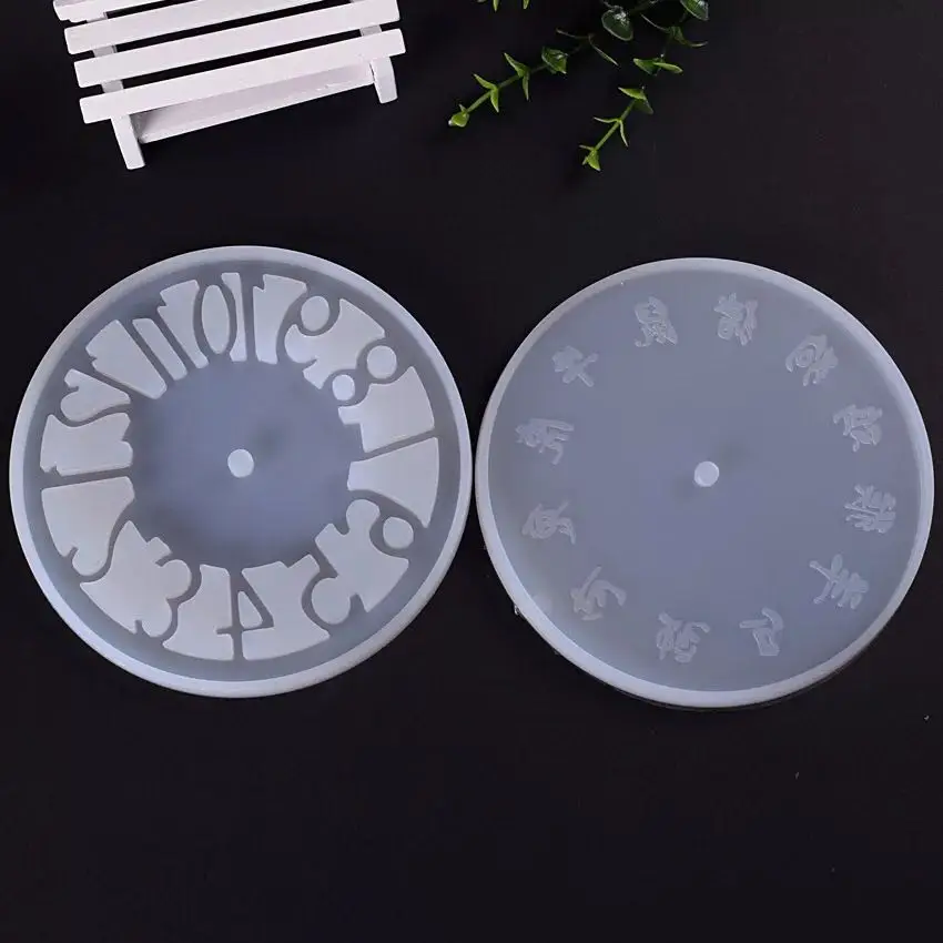 Кристальная форма часов DIY силиконовая форма в виде кабошона, полимерная форма для изготовления ювелирных изделий, творчество, рукоделие, Декор, форма для часов, форма для выпечки часов