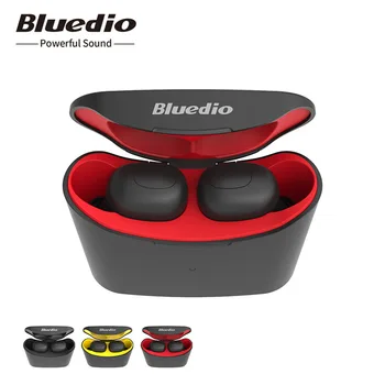 

Bluedio Mini TWS Bluetooth Earphones 5.0 Sports Wireless Headphone Earphone with Charging Box for Phones
