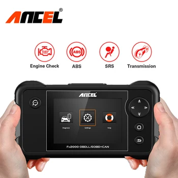 

Ancel FX2000 OBD2 Scanner Car Diagnostic Tool Scan Four System Engine/ABS/SRS/Gearbox ODB2 Scanner Automotive Diagnostic Tool