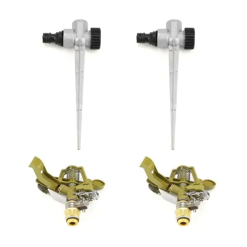 

2/4pcs Rotatable Spike Watering Lawn Sprinkler Garden Yard Supply Accessory 11.5*28.5cm 4.53*11.22in Practical