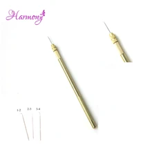 3 Размеры вентиляции Вышивка Крестом Иглы(1-2, 2-3,3-4)+ 1 латунь сделать держатель/решений/ремонт Кружево Искусственные парики парик завязывая молния Наборы для ухода за кожей