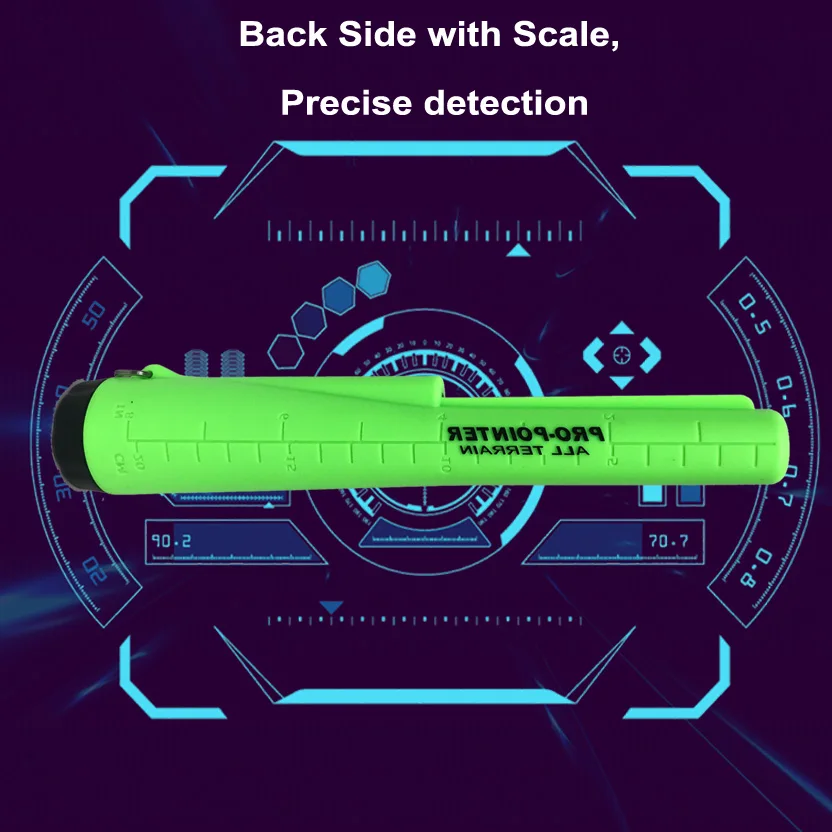 

New color propointer metal detectcor treasure finder Green color waterproof gold metal detector gold hunter metal detector