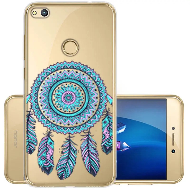 Painted Soft TPU Cover for Huawei P8 P9 Lite 2017 Clear Silicone Case Y5 Y6 2017 P Smart Honor 10 9 8X 9 lite Protective Fundas  (14)
