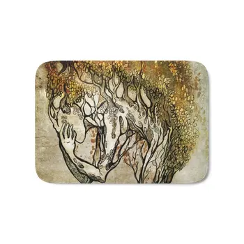 

Custom your own brand Crying Dryad Bath Mat Carpet Home Living Room Bedroom Kitchen Entrance Doormat Outdoor Rugs