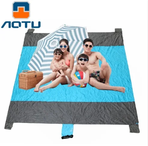 Aotu Открытый Отдых нейлон Stof Strand Mat Draagbare Drogen Picknick draagbare picknick туристический коврик