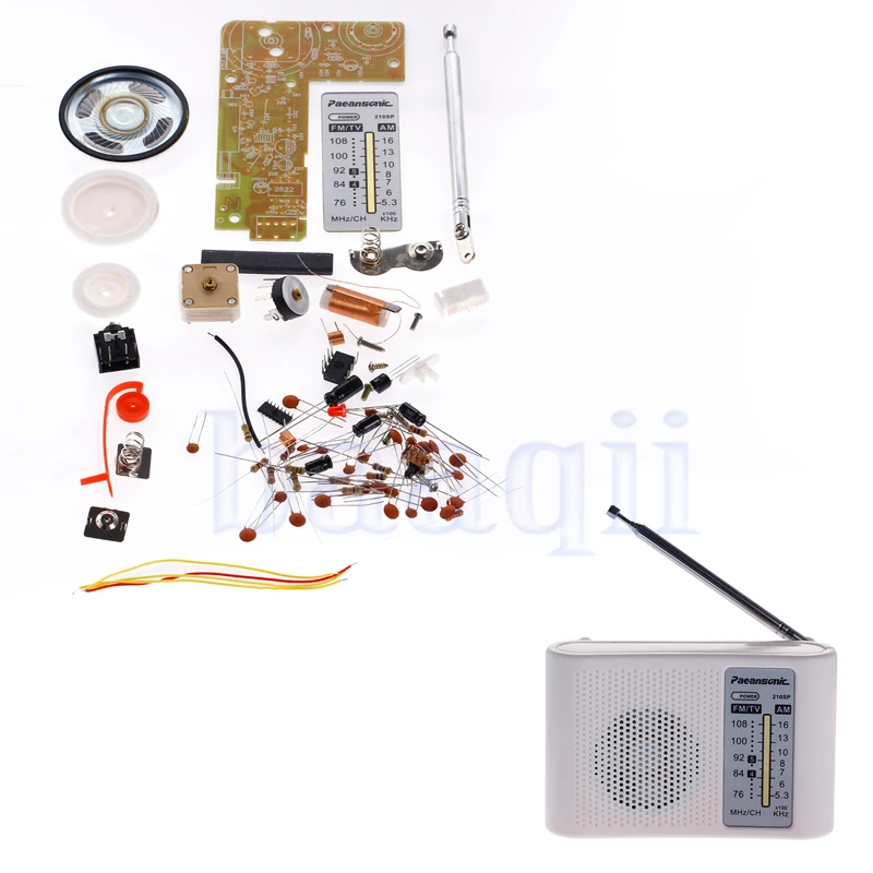 

MLLSE AM FM Radio Kit Parts Suite replacement fit for Ham Electronic lover assemble DIY A1848