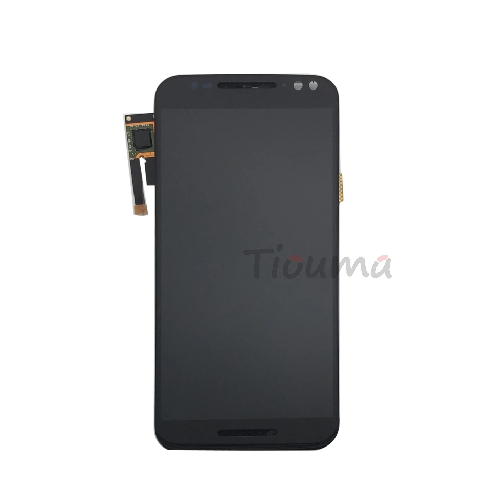 Moto X Style  LCD Display With Frame black (14)