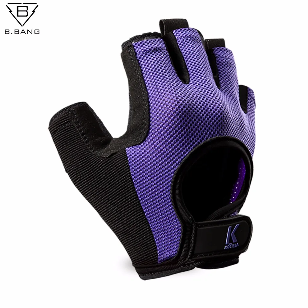 B.BANG Half Finger Fitness Workout Running Gloves Sport Gloves Man