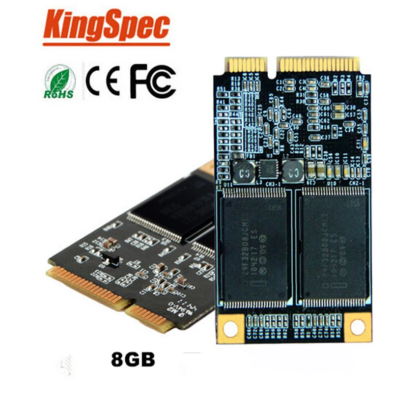 En Ligne Livraison gratuite Kingspec SATAIII mini PC interne mSATA SSD 8 gb MLC Flash de stockage Solide State Disk pour PC Tablet ordinateur portable ordinateur