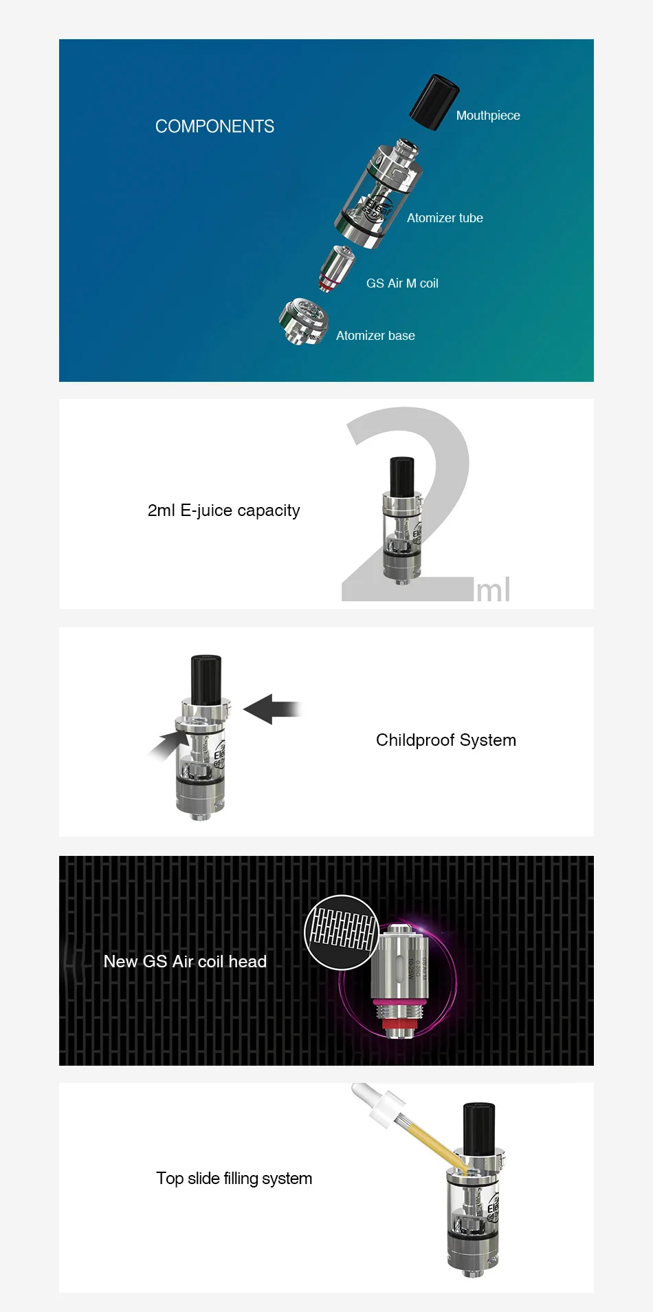 Eleaf GS Drive Atomizer 2ml