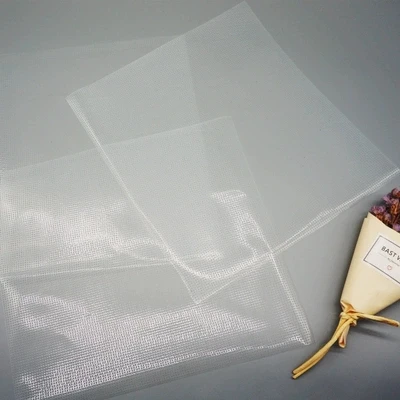 

oneroom Water Soluble Canvas 14ct Cross Stitch Plaid 22x20cm Magic Water Soluble Cloth Handmade Deign Sewing