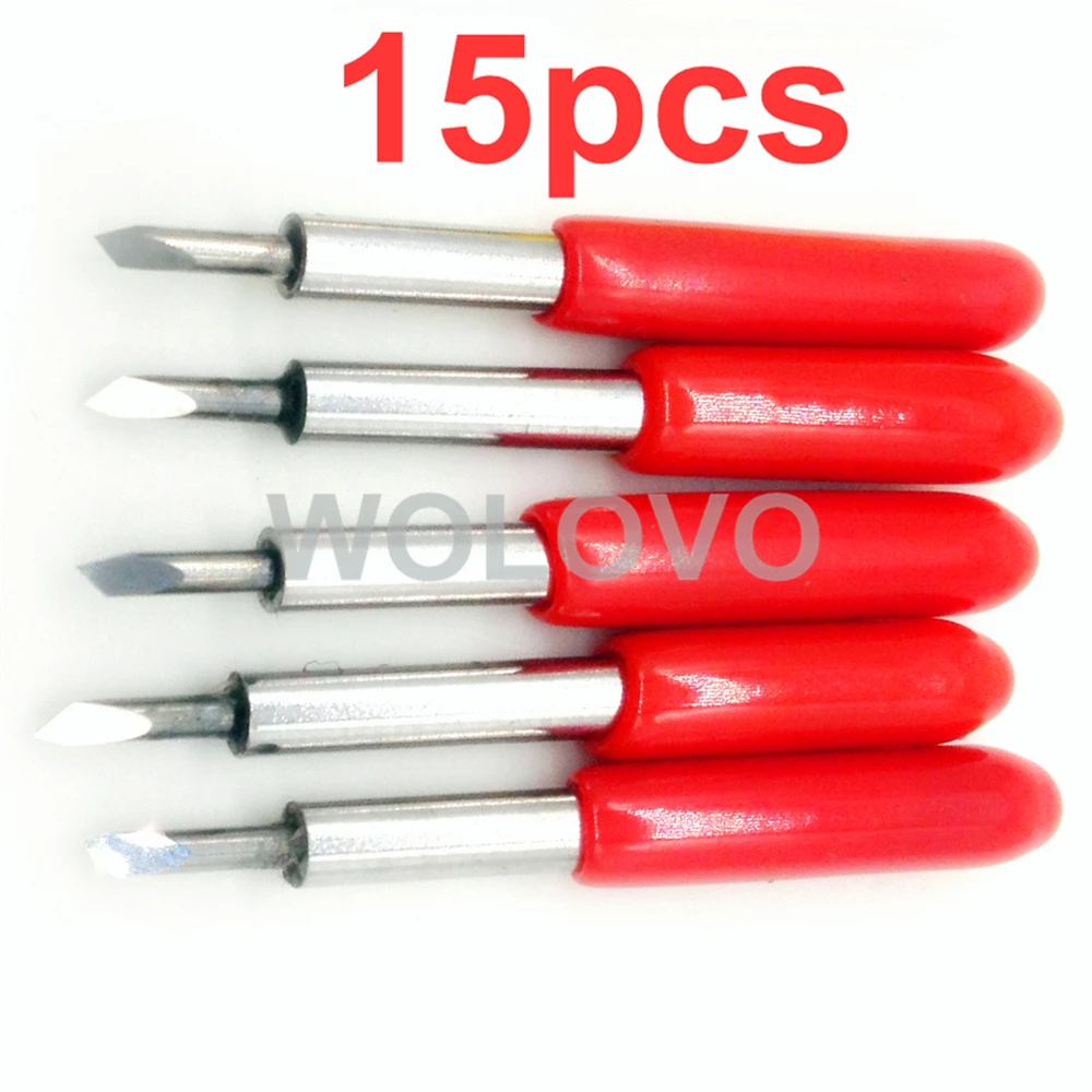 

15pcs 45 degree Cutting Plotter Tungsten Blade Carbide for Roland Cutter