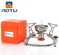 AOTU Lightweight Outdoor Portable Gas Stove Rated Power 3200W Split Furnace Cooker Windproof Picnic Cooking System Camping Gears