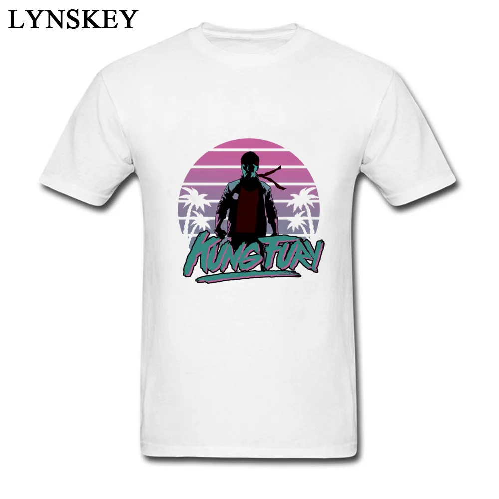 

2018 New Film Movie T Shirts Kung Fury Men's Cool Tshirts Pure Cotton Round Collar Tees Shirts Hip Hop Street Sweatshirt