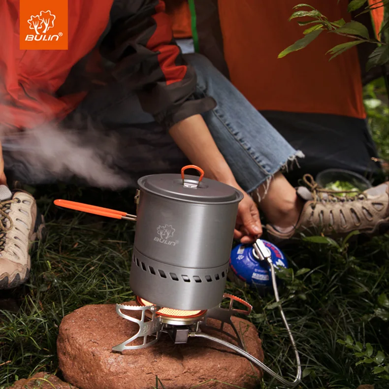 Online BULIN BL100 B15 estufa de gas + 1,5 olla acampar al aire libre senderismo cocina de gas quemar y utensilios de cocina