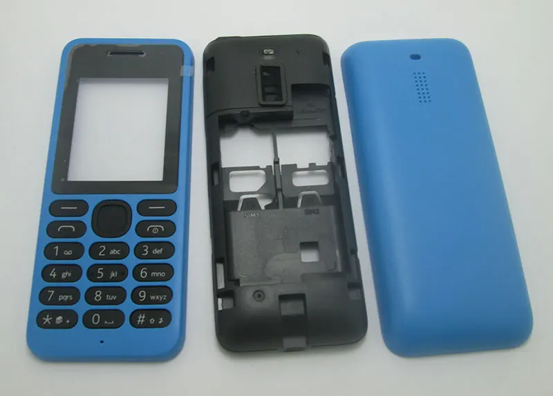 Классический чехол с полным корпусом, чехол с клавиатурой для Nokia 130 DS RM-1122 1035 и отвертка, набор инструментов - Цвет: blue