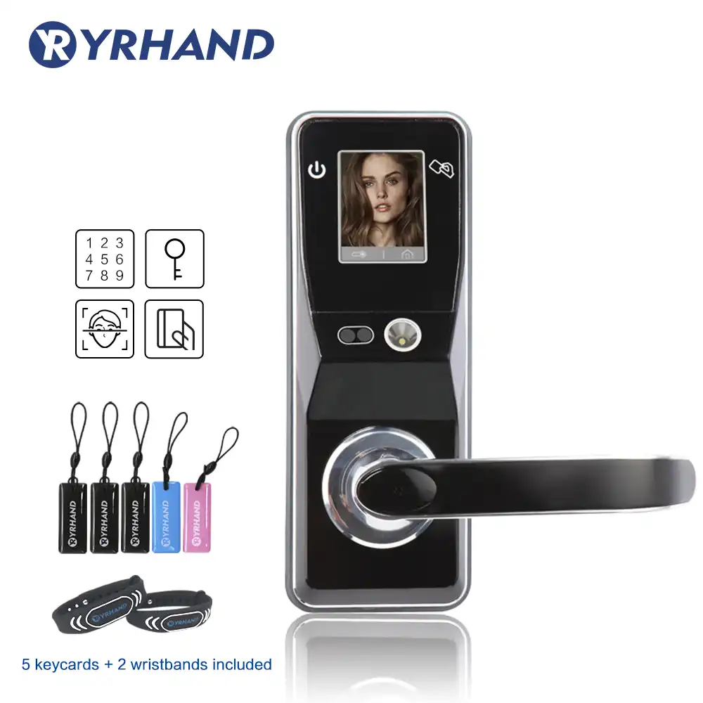 WiFi Smart Door Lock, Intelligent Fingerprint Reader Scanning Password