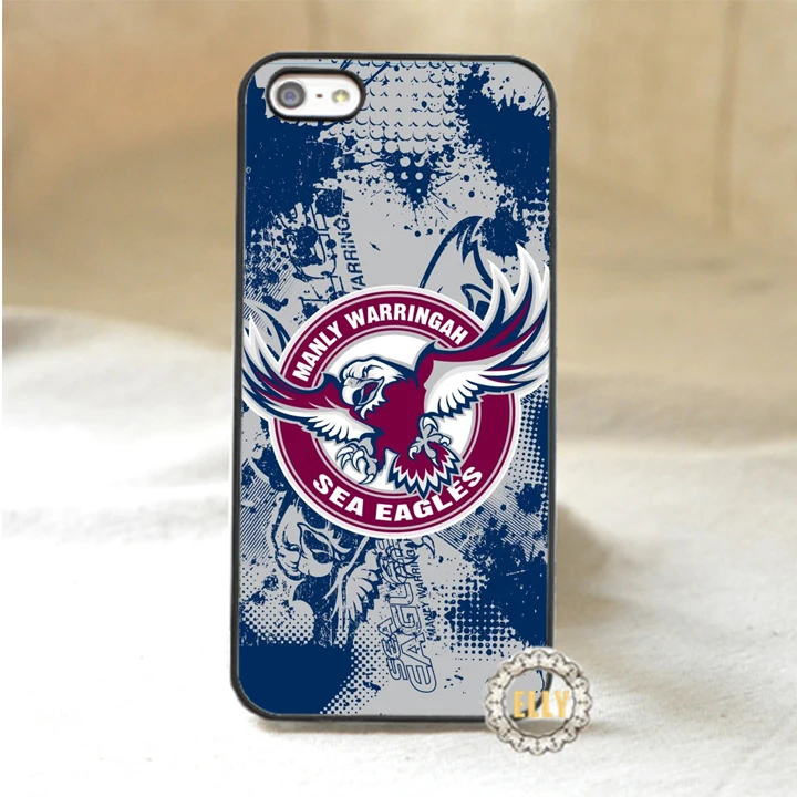 NRL Manly Sea Eagles fashion mobile phone case cover for iphone 4 4s 5 5s 5c 6 plus 6s 6splus #R157 |