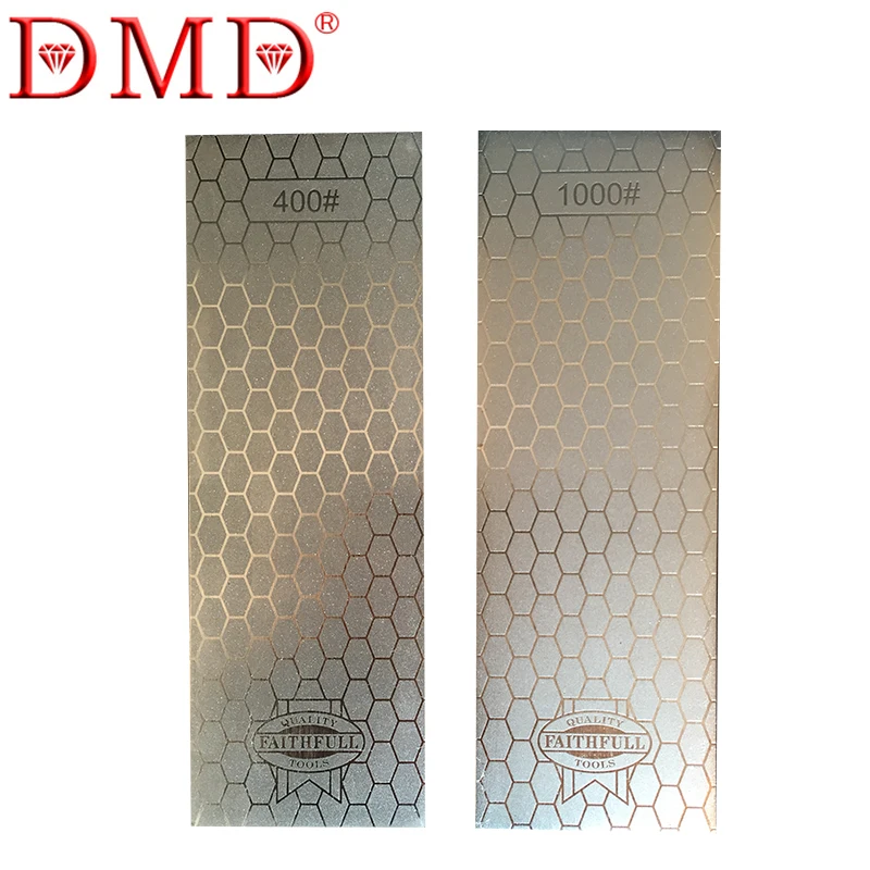 DMD New design Diamond knife sharpening stone ice skates knife sharpening stone grit 400 1000
