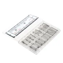 Практичный набор 340 нержавеющая сталь часы Пружинные стержни булавки 1,5 мм