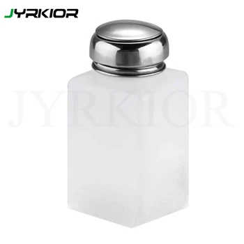 

Jyrkior 200ML Nail Polish Flux Type Liquid Alcohol Press Pump Dispenser Bottle