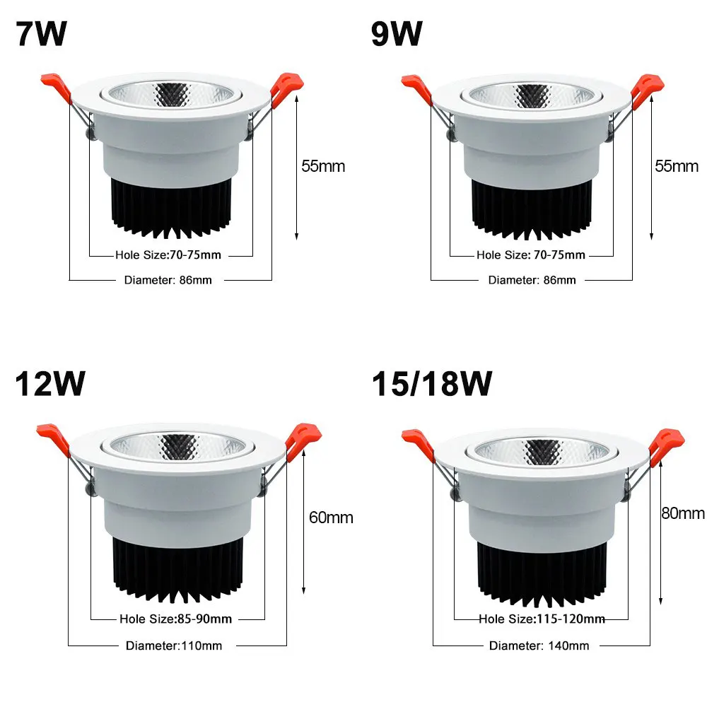 Downlights da sua casa Base Tipo : Wedge