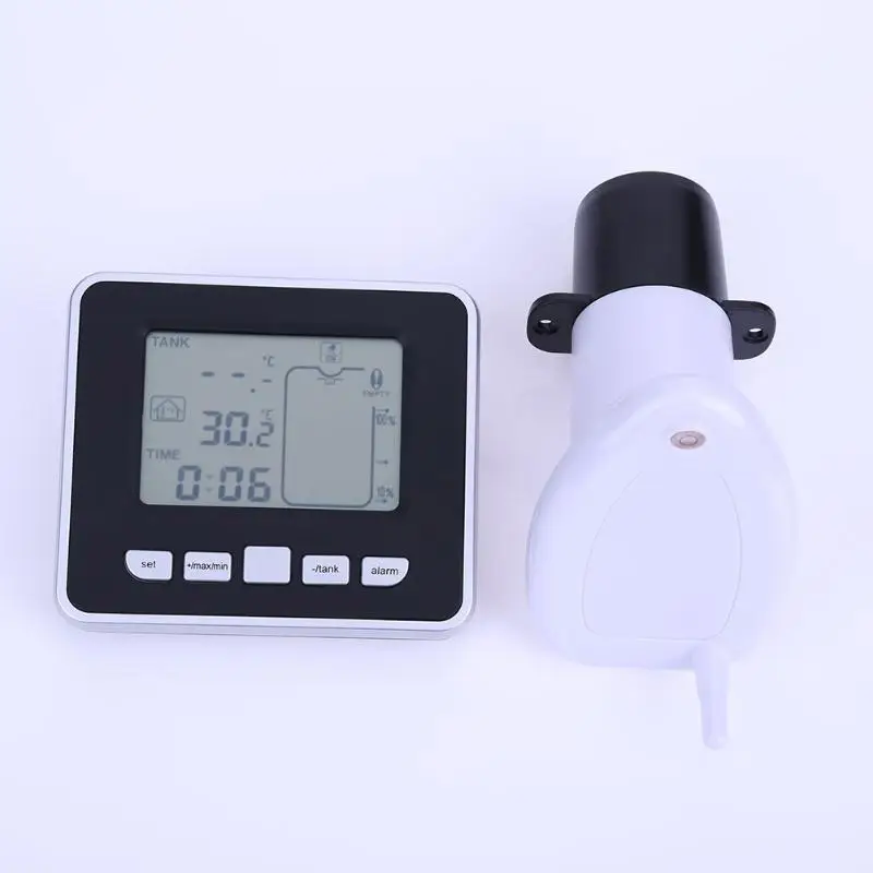 Wireless Ultrasonic Tank Liquid Level Flow Water Meter With Temperature