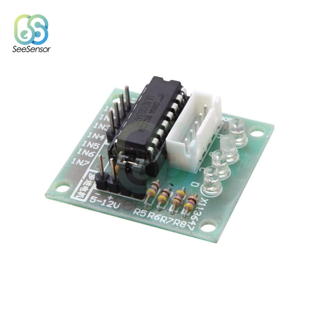 ULN2003 28BYJ-48 5V 12V Reduction Step Motor Gear Stepper Motor 4 Phase Step for arduino 5pcs +5pcs Board 5pcs