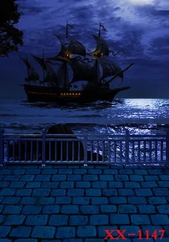 

LIFE MAGIC BOX Ship Sea Photographic Background for Mini Photo Studio Big Photography Backdrops