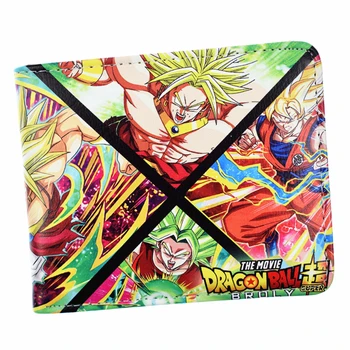 

Hot Sell Anime Cartoon Wallet Dragon Ball Super Short Wallets Cool Purse Dragon Ball Z Wallet for Young