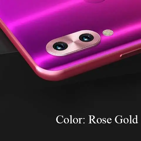 Для Redmi Note7 объектив камеры защитное кольцо покрытие алюминия для Xiaomi Redmi Note 7 Pro чехол для камеры защита кольца Redmi7 - Цвет: pink