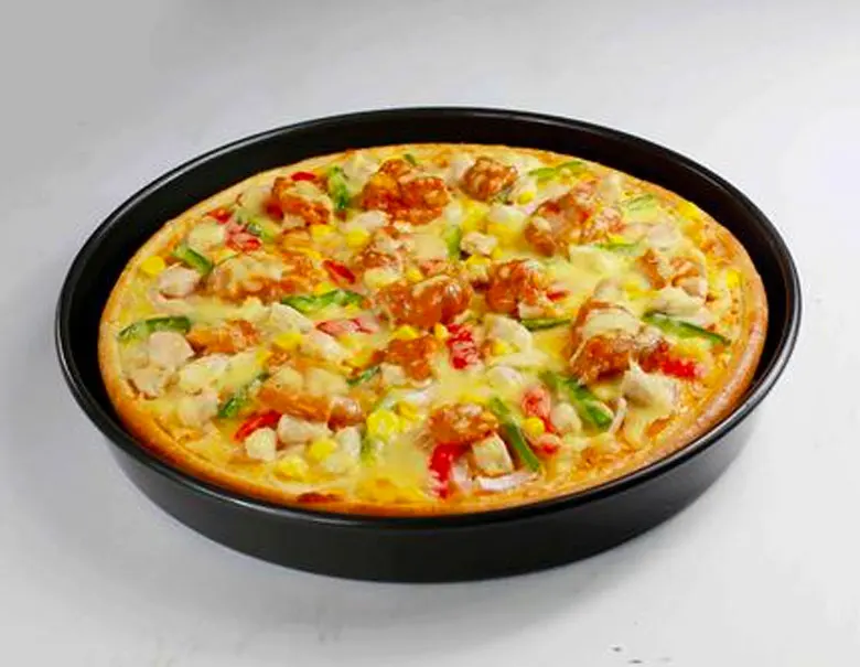 Pizza Plate Dishes Holder Bakeware HOT-Carbon Steel Nonstick Pizza Baking Pan Tray 24.3cm Home Kitchen Baking Tools Accessories