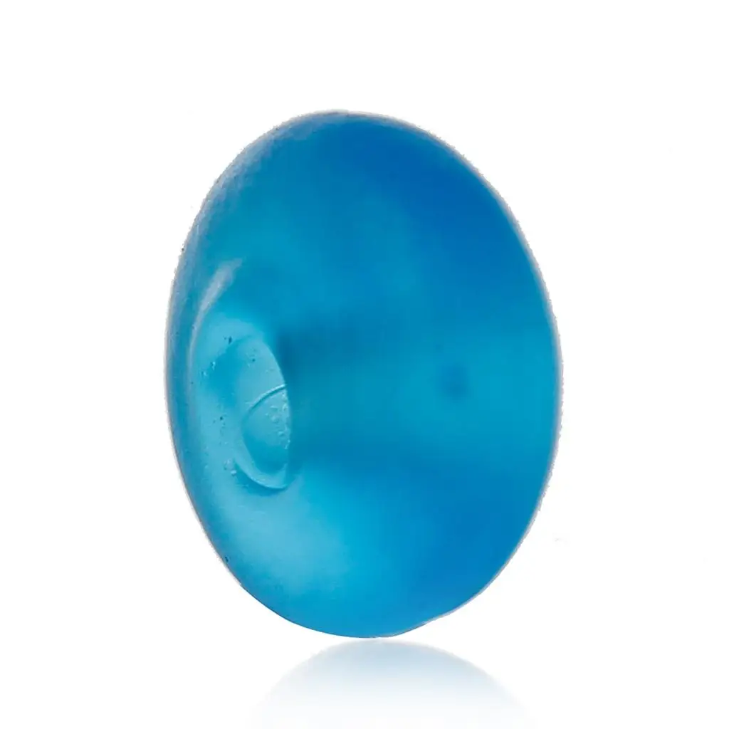 

DoreenBeads Lampwork Glass Beads Abacus Blue Frosted About 8mm( 3/8") x 4mm( 1/8"), Hole: Approx 2mm, 2 Pieces 2017 new