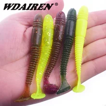 5 шт./лот, силиконовая приманка для рыбной ловли с запахом рыбы, 7,5 см, 3,2 г, искусственная Мягкая приманка, рыболовные приманки, рыболовные снасти