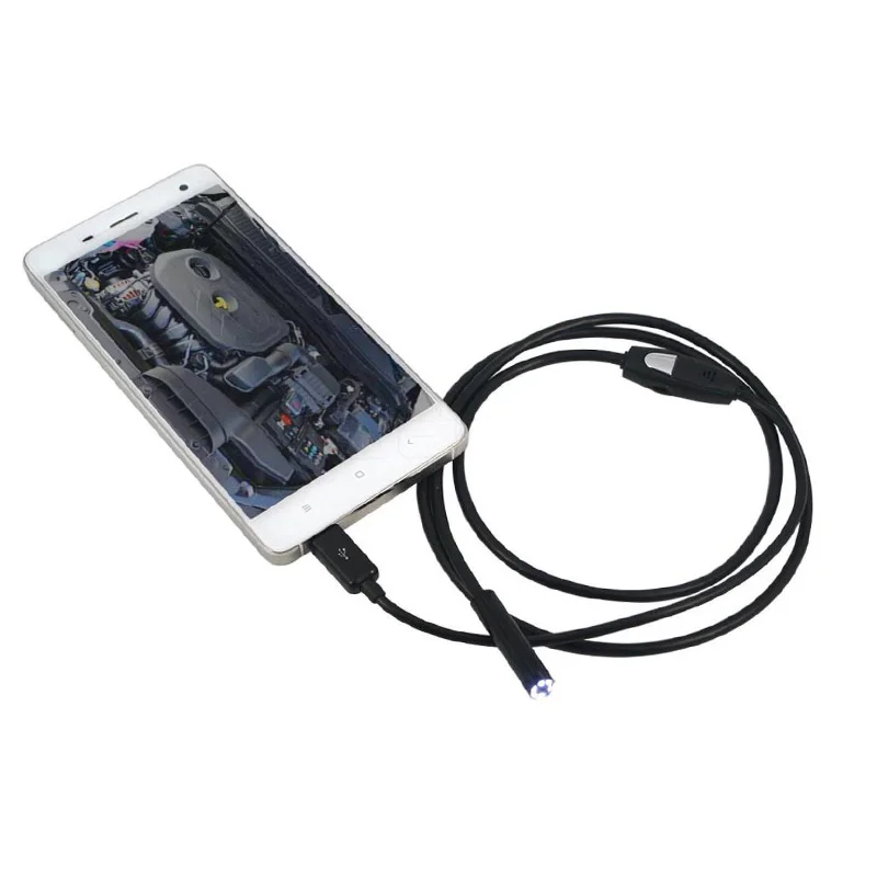 10 шт./лот 5 м 3 Android USB эндоскоп камера 7 мм Len Mini IP67 водонепроницаемая для контроля