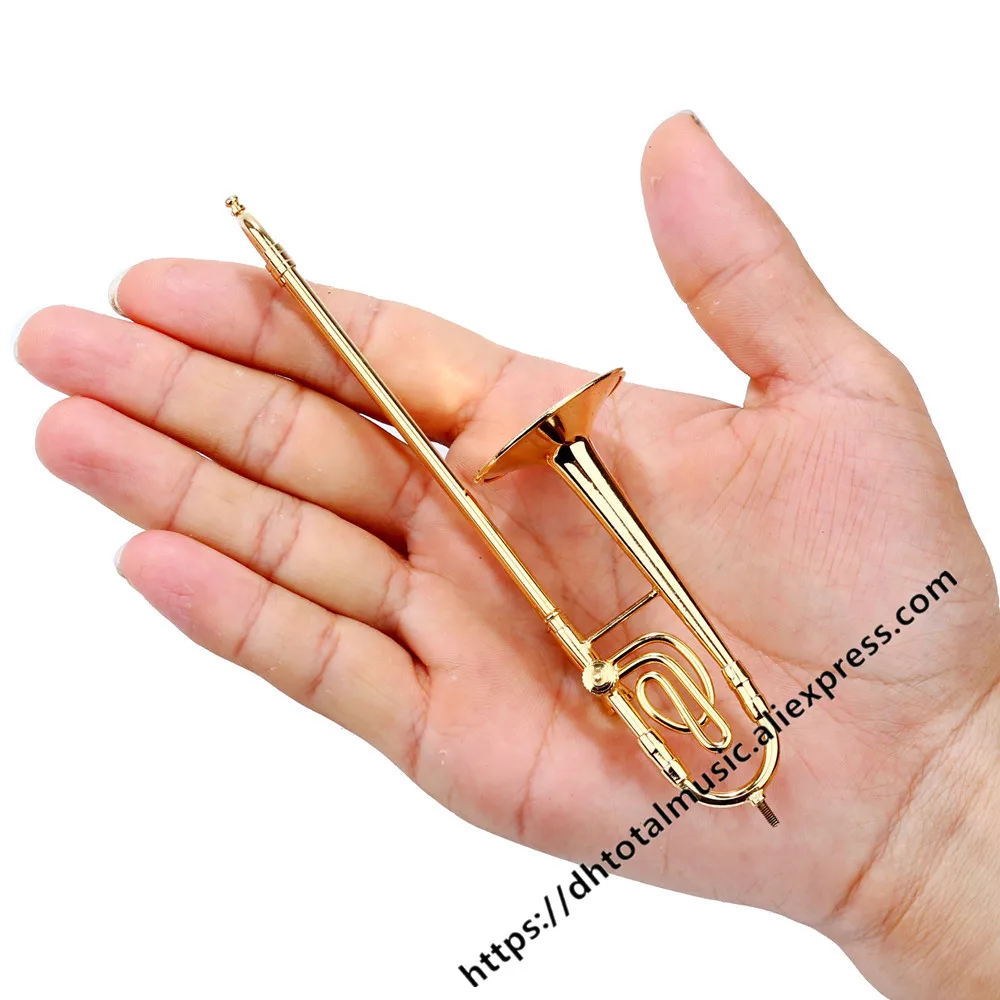 Dh Mini Trombone with Stand and Case Musical Instruments Fine