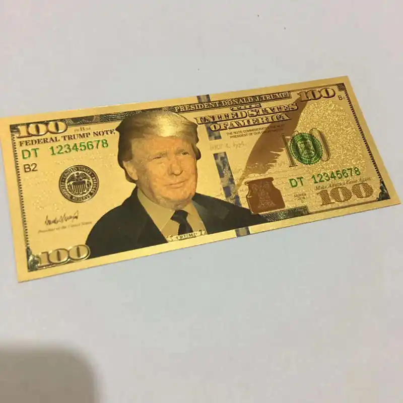 Оптовая продажа коллекции банкнот с изображением президента Дональда Трампа из
