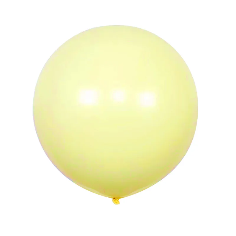 5 шт. 18 дюймов мульти латексные воздушные шары Свадебные и обручальные шары Макарон баллон украшения на день рождения Детские воздушные Шары поставки - Цвет: Yellow