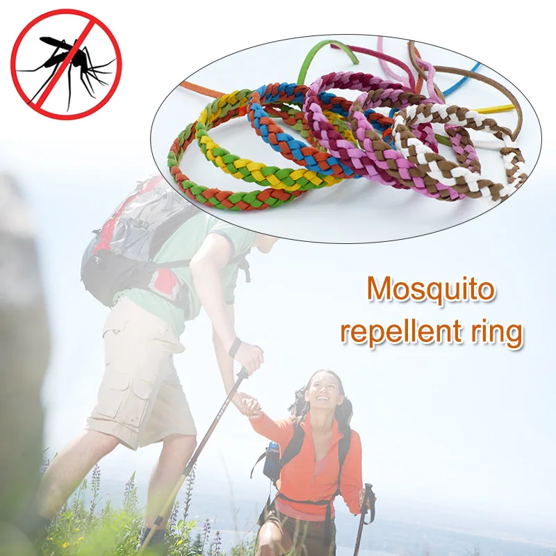 

5 Pcs Mosquito Repellent Bracelet Natural Insect Repellent Bands Anti Mosquito Outdoor Protection DC88