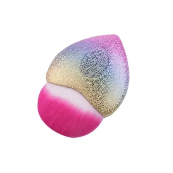 

NEW Heart Shape Foundation Makeup Brush Dense Synthetic Hair Cosmetic Colorful Make Up Tool