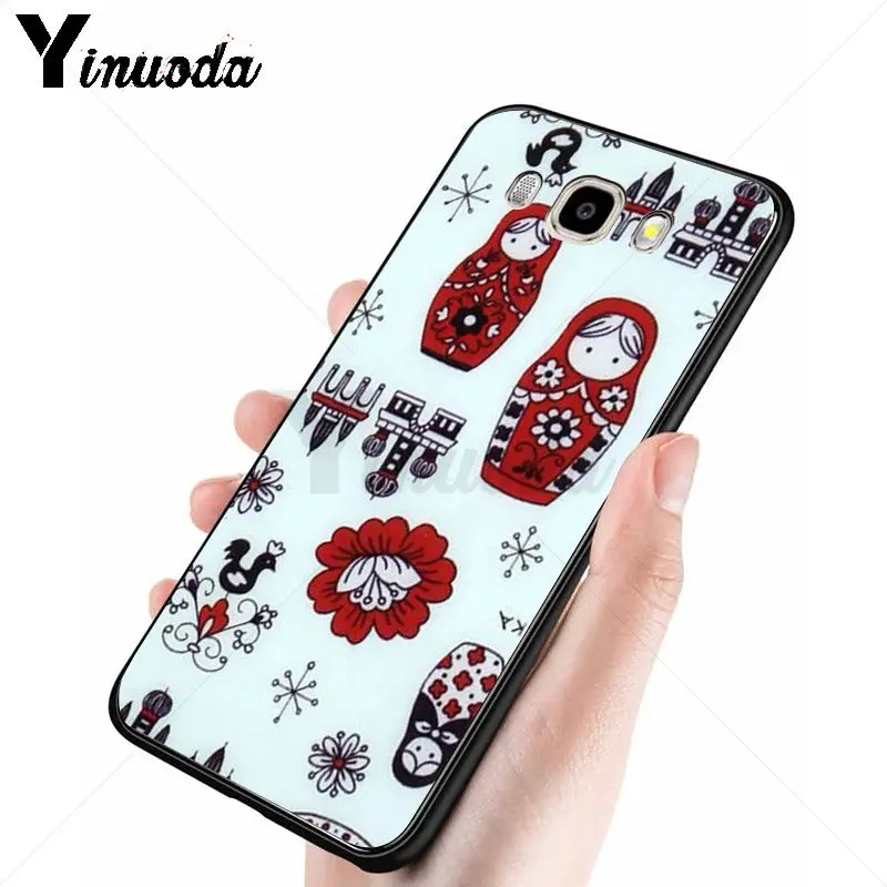 Cute Russian Dolls Pattern Matryoshka