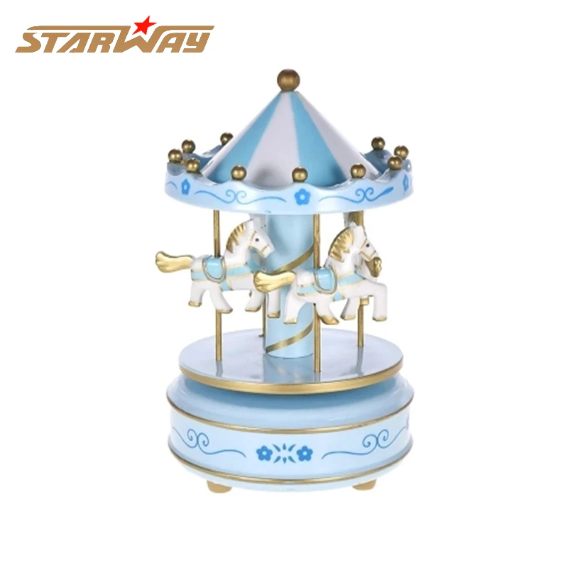 STARWAY merry-go-круглая музыкальная карусель классическая коробка Мелодия День рождения Рождество Фестиваль музыкальный подарок для детей