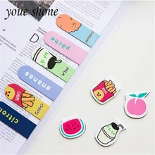 5 шт./лот закладки корейские милые Мультяшные Закладка-магнит книжный зажим Милые Животные Магнитные мини закладки YOUE SHONE