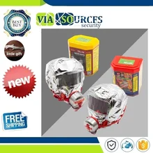 30 минут пожарная маска из алюминиевой фольги тепловое излучение Угарный газ противогаз аварийный спасательный Респиратор маска